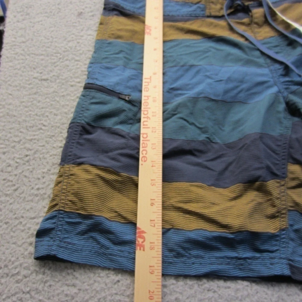 Toad& Co Men's 36 Swim Trucks short  Stripe,‎ drawstring, button zip pockets